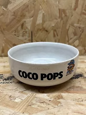 Vintage Kelloggs Cereal Coco Pops Monkey Nostalgic Breakfast Bowl 1980s 1987 • £8.99