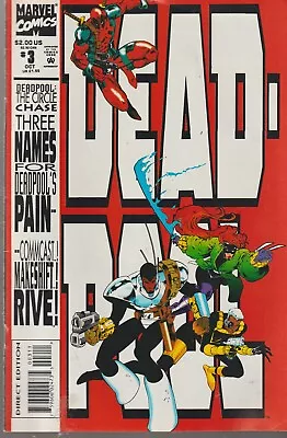 Marvel Comics Deadpool The Circle Chase #3 (1993) 1st Print Vf • £11.95