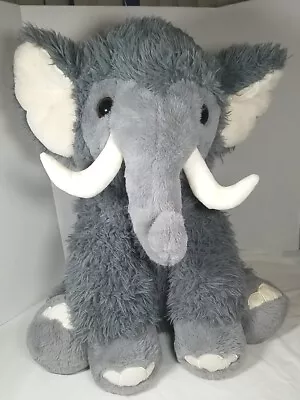 Mammoth XL Plush Stuffed Animal 25  Gray Large Tusks  Walmart Elephant  • $44.98