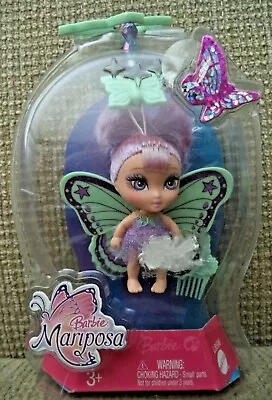 Barbie Mariposa Flutterpixies Clip & Go Purple & Blue Mini Doll *NEW* • $11.55