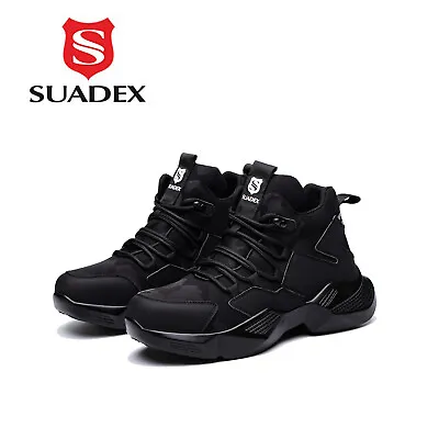 SUADEX Work Shoes Safety Shoes Mens Women Outdoor Steel Toe Cap Construction • £26.99