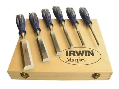  IRWIN® Marples® MS750 Splitproof Pro Bevel Edge Chisel Set 6 Piece MAR750S6 • £65.49