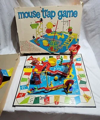 Vintage 1963 Vintage Mouse Trap Board Game Ideal 1963 Original Box! Not Complete • $13.50