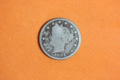 $7 • Buy ESTATE FIND 1884 - Liberty V Nickel W/Cents!!  #K30219