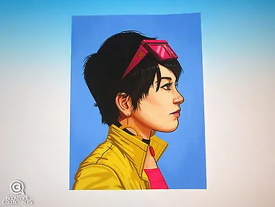 Jubilee Mondo Mike Mitchell Portrait Print Marvel Comics X-Men Rare Giclee Proof • $129.95