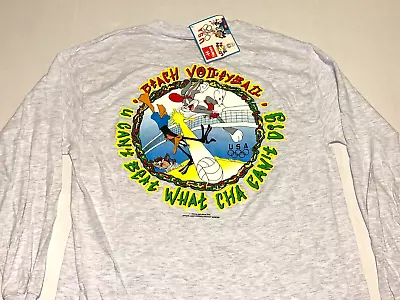1996 USA Olympic Beach Volleyball Team Bugs Bunny Looney Tunes T-Shirt NWT XL • $53.99