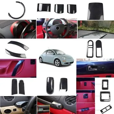 Carbon Fiber Look Interior Accessories Kit Cover For Volkswagen Beetle 2003-2010 • $215