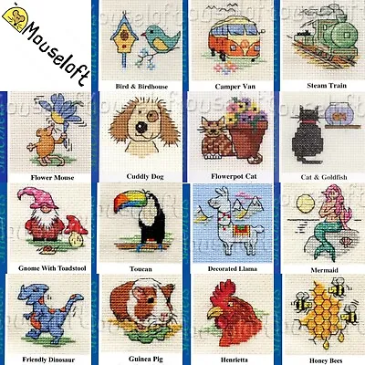 Stitchlets Cross Stitch Kits Mouseloft Counted Crossstitch Kit Craft Gift • £3.99