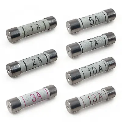 Domestic Fuse Ceramic Cartridge Plug Top Fuses 1 - 13 Amp House Mains Plug Fuse • £19.99