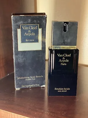 Van Cleef & Arpels For MEN A/S Balm 2.5 Oz./Facial Moisturizer Distorted Box  • $149.95