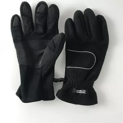 Eddie Bauer Men's Medium Wildcatter Black Fleece Glove With Grip • $22.29