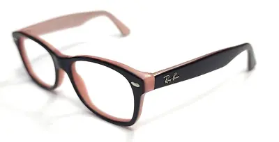 Ray Ban Jr RB1528 3580 Girls Black Pink Oval Eyeglasses Frame 48-16 130 • $13.49