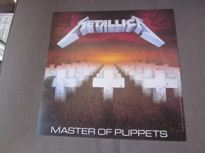 Metallica 1986 Master Of Puppets 12x12 Promo Cover Flat Poster Hetfield Burton  • $18