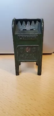 Vintage Mailbox  Bank (Green Metal) Us Mail • $10