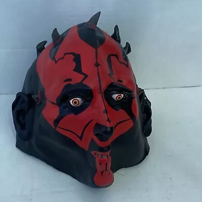 Vintage 2002 Darth Maul Halloween Costume Adult Mask Lucas Films Brand Star Wars • £15.66