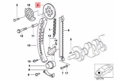 GENUINE OEM BMW E36 E46 Z3 Compact Coupe Roadster Sedan Sprocket 11311435992 • $64.17