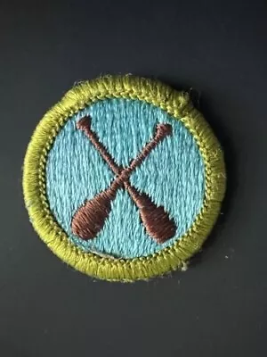BSA CANOEING Merit Badge Patch Boy Scouts  • $2.95