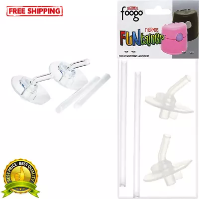 $9.89 • Buy ‎Thermos Funtainer Replacement Mouthpiece And Straw Set For Bottles F400rp Clear