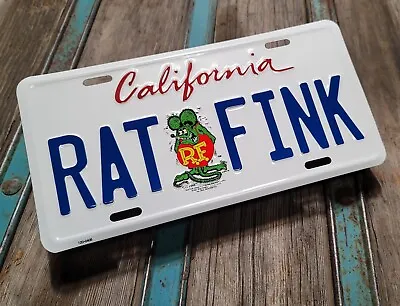 RAT FINK Embossed LICENSE PLATE  ED Big Daddy ROTH Custom Auto HOT ROD Gasser V8 • $32.99
