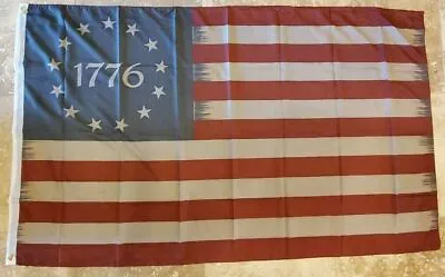BETSY ROSS VINTAGE Flag 3x5 Feet 100% American Flag Brass Grommet SPIRIT OF 1776 • $12.88