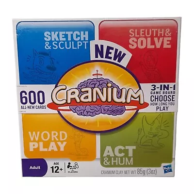 Cranium Board Game - UK Version. Brain Teasing Game. Thinking Game. 3 In 1 Game. • £12.95