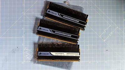 Corsair Dominator DDR2 CM2X1024-8500C5D  3GB (3x1GB) 1066MHz 2.10V Ram Memory • £14.99