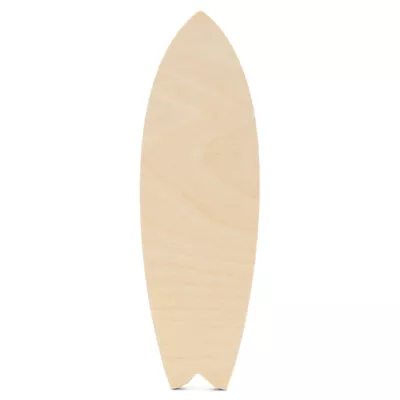 Surfboard Cutout 12  Unfinished Wood Nautical Cutouts For Crafts | Woodpeckers • $315.99