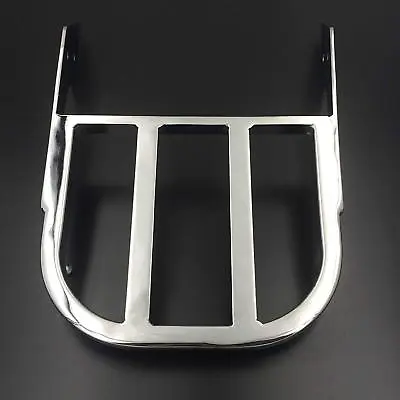 Chrome Sissy Bar Luggage Rack For Honda VTX 1300C/VTX 1800C/VTX 1800F Aluminum • $69.93