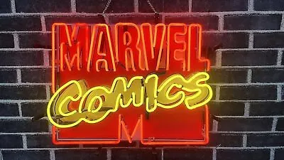 Marvel Comics Logo 20 X16  Neon Lamp Light Sign With HD Vivid Printing • $144.09