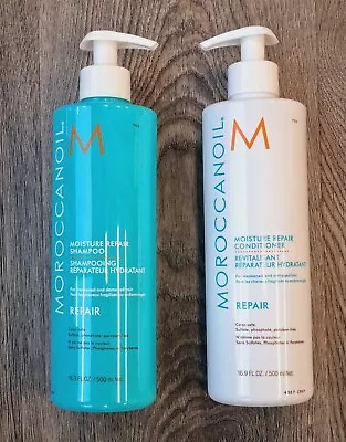 Moroccan Oil MOISTURE REPAIR Shampoo & Conditioner 500ml Duo  • $74.23