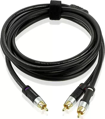 Mediabridge™ Ultra Series RCA Y-Adapter (15 Feet) - 1-Male To 2-Male For Digital • $35.99