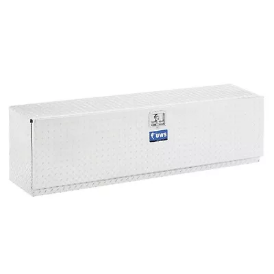 UWS Universal Rear Bright Aluminum 48  Single Door Top Side Mount Truck Tool Box • $606.95