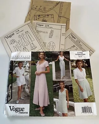 Vogue 1118 American Designer Sewing Pattern Perry Ellis Size-6-8-10 UNCUT • $11.95