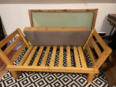 £35 • Buy FUTON COMPANY Single Seater Sofa Bed Chaise With Backrest No Matress