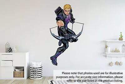 £3 • Buy Hawkeye Marvel Avengers 3d View Wall Sticker Removable Children Bedroom Vinyl