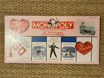 I Love Lucy Monopoly 50th Anniversary Collector's Edition 2001 - SEALED • $99