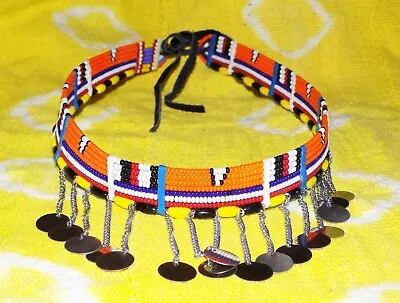 African Maasai Choker Necklace Masai Massai Ethnic Tribal Boho Gypsy Jeec23 • $17.97