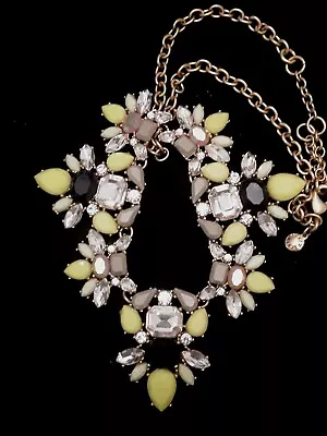 J. Crew Multicolor Rhinestone  Necklace  • $7