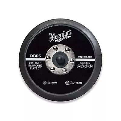 Meguiar's 5  Soft Buff DA Backing Plate – Use With MT300 Dual Action Variable • $26.89