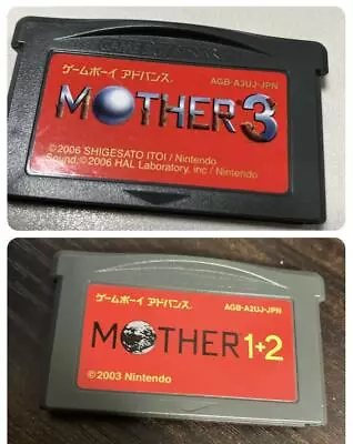 NINTENDO Gameboy Advance GBA Mother1+2 Mother3 Roleplaying No Box [TESTED] • $119.50