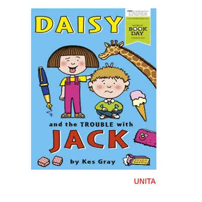 Daisy And The Trouble With Jack By Kes Gray Paperback NEW • £0.99