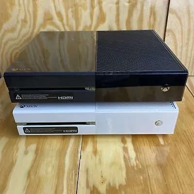 2x Xbox One Console Model 1540 White And Black FOR PARTS • $75