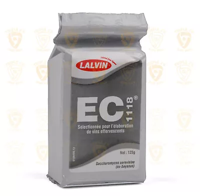 £21.18 • Buy Lalvin EC-1118 125g Satchel  Wine Yeast Home Brew Wine Cider Champagne New