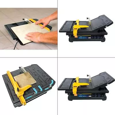 Torque Master 3/5 Hp Wet Tile Saw | Portable Cutter Blade Top Qep Table Cuts • $90.99
