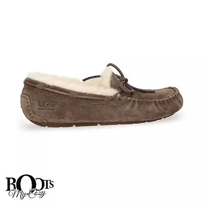 Ugg Dakota Espresso Suede Sheepskin Moccasins Women's Slippers Size Us 5 New • $49.95