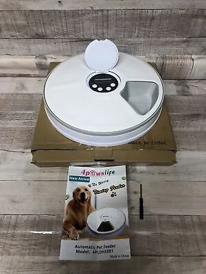 4Pawslife Automatic 6 Meal Pet Feeder For Cats And Dogs • $29.74