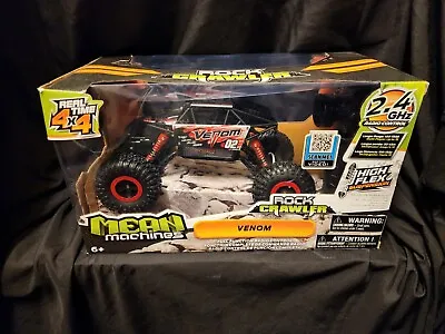 NKOK Mean Machines 1:16 2.4GHz RC Rock Crawler Venom (Red) • $25