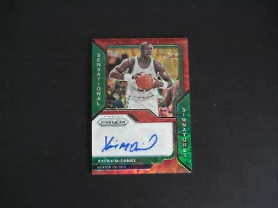 2020-21 PRIZM- *SENSATIONAL SIGNATURES* PRIZM AUTO- XAVIER McDANIEL- CELTICS • $8