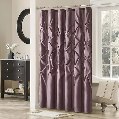 Madison Park Laurel Tufted Semi-Sheer Shower Curtain • $26.99