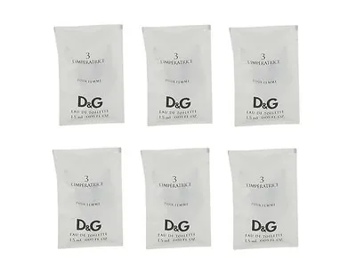 6x D&g Dolce Gabbana #3 L'imperatrice Women 0.05 Oz 1.5 Ml Edt Spray Sample Vial • $17.98